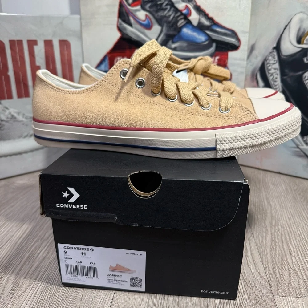 New Converse Chuck Taylor All Star Ox Ivory Coastal Dune Sizes 8.5, 9, 9.5 Men
